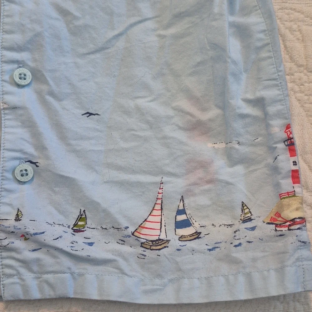 Janie and Jack boys 18 - 24 months short sleeve button up shirt 2005 VGUC HTF - Picture 4 of 6